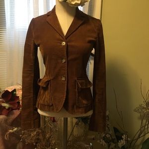 Brown corduroy jacket